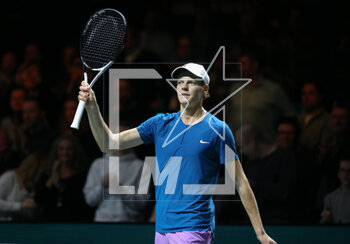 2023-02-17 - Jannik Sinner of Italy after his match against Stanislas Wawrinka of Switzerland during the ABN Amro Open 2023, ATP 500 tennis tournament on February 17, 2023 in Rotterdam, Netherlands - TENNIS - ATP - ABN AMRO OPEN 2023 - INTERNATIONALS - TENNIS