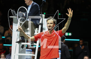 2023-02-18 - Daniil Medvedev of Russia after his match against Grigor Dimitrov of Bulgaria during the ABN Amro Open 2023, ATP 500 tennis tournament on February 18, 2023 in Rotterdam, Netherlands - TENNIS - ATP - ABN AMRO OPEN 2023 - INTERNATIONALS - TENNIS