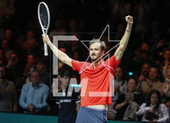 2023-02-19 - Winner Daniil Medvedev of Russia after the final of the ABN Amro Open 2023, ATP 500 tennis tournament on February 19, 2023 in Rotterdam, Netherlands - TENNIS - ATP - ABN AMRO OPEN 2023 - INTERNATIONALS - TENNIS