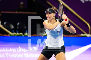 2023-02-16 - Beatriz Haddad Maia of Brazil in action during the quarter final of the 2023 Qatar Totalenergies Open, WTA 500 tennis tournament on February 16, 2023 in Doha, Qatar - TENNIS - WTA - QATAR TOTALENERGIES OPEN 2023 - INTERNATIONALS - TENNIS