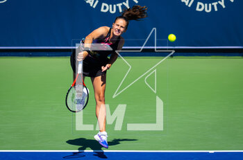 21/02/2023 - Daria Kasatkina of Russia in action against Barbora Krejcikova of the Czech Republic during the second round of the 2023 Dubai Duty Free Tennis Championships WTA 1000 tennis tournament on February 21, 2023 in Dubai, UAE - TENNIS - WTA - DUBAI DUTY FREE 2023 - INTERNAZIONALI - TENNIS