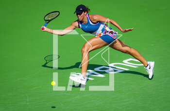 22/02/2023 - Madison Keys of the United States in action during the third round of the 2023 Dubai Duty Free Tennis Championships WTA 1000 tennis tournament on February 22, 2023 in Dubai, UAE - TENNIS - WTA - DUBAI DUTY FREE 2023 - INTERNAZIONALI - TENNIS