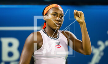 23/02/2023 - Coco Gauff of the United States in action during the quarter-final of the 2023 Dubai Duty Free Tennis Championships WTA 1000 tennis tournament on February 23, 2023 in Dubai, UAE - TENNIS - WTA - DUBAI DUTY FREE 2023 - INTERNAZIONALI - TENNIS