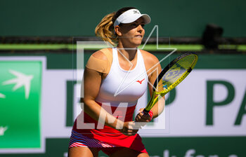 07/03/2023 - Dalma Galfi of Hungary in action during the final qualifications round of the 2023 BNP Paribas Open, WTA 1000 tennis tournament on March 7, 2023 in Indian Wells, USA - TENNIS - WTA - BNP PARIBAS OPEN 2023 - INTERNAZIONALI - TENNIS