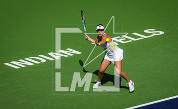 09/03/2023 - Danka Kovinic of Montenegro in action during the first round of the 2023 BNP Paribas Open, WTA 1000 tennis tournament on March 9, 2023 in Indian Wells, USA - TENNIS - WTA - BNP PARIBAS OPEN 2023 - INTERNAZIONALI - TENNIS