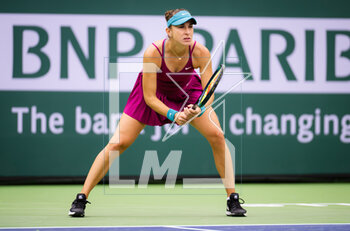 10/03/2023 - Belinda Bencic of Switzerland in action during the second round of the 2023 BNP Paribas Open, WTA 1000 tennis tournament on March 10, 2023 in Indian Wells, USA - TENNIS - WTA - BNP PARIBAS OPEN 2023 - INTERNAZIONALI - TENNIS