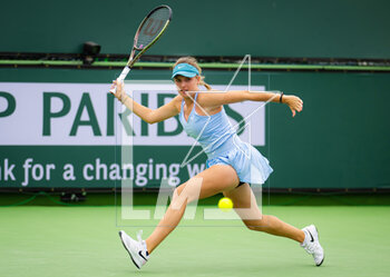 10/03/2023 - Linda Fruhvirtova of the Czech Republic in action during the second round of the 2023 BNP Paribas Open, WTA 1000 tennis tournament on March 10, 2023 in Indian Wells, USA - TENNIS - WTA - BNP PARIBAS OPEN 2023 - INTERNAZIONALI - TENNIS