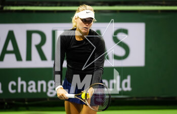 10/03/2023 - Peyton Stearns of the United States in action during the first round of doubles of the 2023 BNP Paribas Open, WTA 1000 tennis tournament on March 10, 2023 in Indian Wells, USA - TENNIS - WTA - BNP PARIBAS OPEN 2023 - INTERNAZIONALI - TENNIS