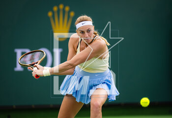 10/03/2023 - Petra Kvitova of the Czech Republic in action during the second round of the 2023 BNP Paribas Open, WTA 1000 tennis tournament on March 10, 2023 in Indian Wells, USA - TENNIS - WTA - BNP PARIBAS OPEN 2023 - INTERNAZIONALI - TENNIS
