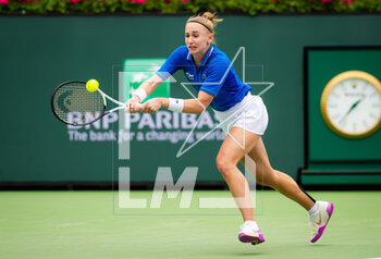 10/03/2023 - Jil Teichmann of Switzerland in action during the second round of the 2023 BNP Paribas Open, WTA 1000 tennis tournament on March 10, 2023 in Indian Wells, USA - TENNIS - WTA - BNP PARIBAS OPEN 2023 - INTERNAZIONALI - TENNIS