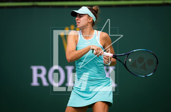 11/03/2023 - Magda Linette of Poland in action during the second round of the 2023 BNP Paribas Open, WTA 1000 tennis tournament on March 11, 2023 in Indian Wells, USA - TENNIS - WTA - BNP PARIBAS OPEN 2023 - INTERNAZIONALI - TENNIS