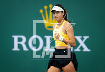 2023-03-11 - Emma Raducanu of Great Britain in action during the second round of the 2023 BNP Paribas Open, WTA 1000 tennis tournament on March 11, 2023 in Indian Wells, USA - TENNIS - WTA - BNP PARIBAS OPEN 2023 - INTERNATIONALS - TENNIS