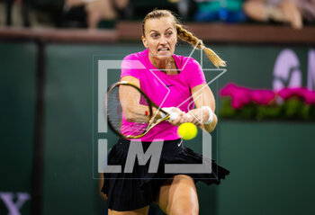 12/03/2023 - Petra Kvitova of the Czech Republic in action during the third round of the 2023 BNP Paribas Open, WTA 1000 tennis tournament on March 12, 2023 in Indian Wells, USA - TENNIS - WTA - BNP PARIBAS OPEN 2023 - INTERNAZIONALI - TENNIS