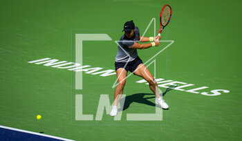 12/03/2023 - Anhelina Kalinina of Ukraine in action during the third round of the 2023 BNP Paribas Open, WTA 1000 tennis tournament on March 12, 2023 in Indian Wells, USA - TENNIS - WTA - BNP PARIBAS OPEN 2023 - INTERNAZIONALI - TENNIS