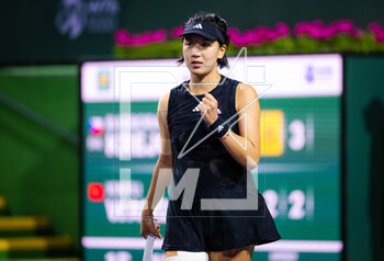 12/03/2023 - Xinyu Wang of China in action during the third round of the 2023 BNP Paribas Open, WTA 1000 tennis tournament on March 12, 2023 in Indian Wells, USA - TENNIS - WTA - BNP PARIBAS OPEN 2023 - INTERNAZIONALI - TENNIS