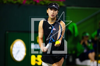 12/03/2023 - Xinyu Wang of China in action during the third round of the 2023 BNP Paribas Open, WTA 1000 tennis tournament on March 12, 2023 in Indian Wells, USA - TENNIS - WTA - BNP PARIBAS OPEN 2023 - INTERNAZIONALI - TENNIS