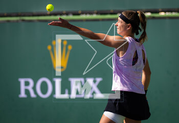 13/03/2023 - Karolina Muchova of the Czech Republic in action during the third round of the 2023 BNP Paribas Open, WTA 1000 tennis tournament on March 13, 2023 in Indian Wells, USA - TENNIS - WTA - BNP PARIBAS OPEN 2023 - INTERNAZIONALI - TENNIS