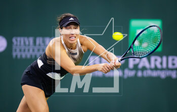 14/03/2023 - Jessica Pegula of the United States in action against Petra Kvitova of the Czech Republic during the fourth round of the 2023 BNP Paribas Open, WTA 1000 tennis tournament on March 14, 2023 in Indian Wells, USA - TENNIS - WTA - BNP PARIBAS OPEN 2023 - INTERNAZIONALI - TENNIS