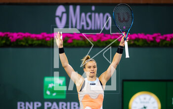 15/03/2023 - Maria Sakkari of Greece in action during the quarter-final of the 2023 BNP Paribas Open, WTA 1000 tennis tournament on March 15, 2023 in Indian Wells, USA - TENNIS - WTA - BNP PARIBAS OPEN 2023 - INTERNAZIONALI - TENNIS