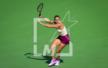 15/03/2023 - Aryna Sabalenka of Belarus in action during the quarter-final of the 2023 BNP Paribas Open, WTA 1000 tennis tournament on March 15, 2023 in Indian Wells, USA - TENNIS - WTA - BNP PARIBAS OPEN 2023 - INTERNAZIONALI - TENNIS