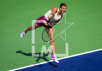 15/03/2023 - Aryna Sabalenka of Belarus in action during the quarter-final of the 2023 BNP Paribas Open, WTA 1000 tennis tournament on March 15, 2023 in Indian Wells, USA - TENNIS - WTA - BNP PARIBAS OPEN 2023 - INTERNAZIONALI - TENNIS