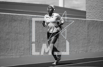 2023-03-15 - Coco Gauff of the United States before the quarter-final of the 2023 BNP Paribas Open, WTA 1000 tennis tournament on March 15, 2023 in Indian Wells, USA - TENNIS - WTA - BNP PARIBAS OPEN 2023 - INTERNATIONALS - TENNIS