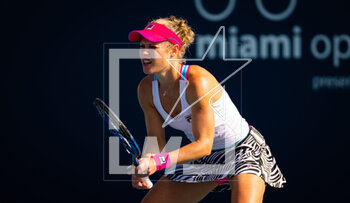 2023-03-21 - Laura Siegemund of Germany during the first round of the 2023 Miami Open, WTA 1000 tennis tournament on March 21, 2023 in Miami, USA - TENNIS - WTA - 2023 MIAMI OPEN - INTERNATIONALS - TENNIS