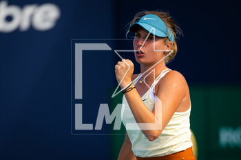 2023-03-21 - Linda Fruhvirtova of the Czech Republic during the first round of the 2023 Miami Open, WTA 1000 tennis tournament on March 21, 2023 in Miami, USA - TENNIS - WTA - 2023 MIAMI OPEN - INTERNATIONALS - TENNIS