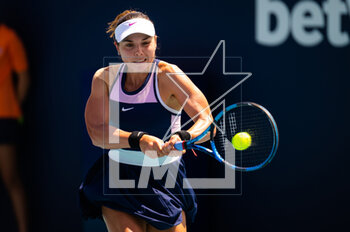 2023-03-23 - Viktoriya Tomova of Bulgaria during the second round of the 2023 Miami Open, WTA 1000 tennis tournament on March 23, 2023 in Miami, USA - TENNIS - WTA - 2023 MIAMI OPEN - INTERNATIONALS - TENNIS