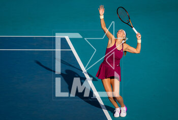 2023-03-24 - Petra Kvitova of the Czech Republic in action during the second round of the 2023 Miami Open, WTA 1000 tennis tournament on March 24, 2023 in Miami, USA - TENNIS - WTA - 2023 MIAMI OPEN - INTERNATIONALS - TENNIS