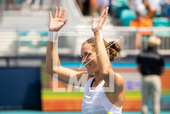2023-03-24 - Varvara Gracheva of Russia in action during the second round of the 2023 Miami Open, WTA 1000 tennis tournament on March 24, 2023 in Miami, USA - TENNIS - WTA - 2023 MIAMI OPEN - INTERNATIONALS - TENNIS