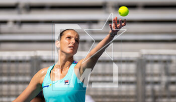 2023-03-24 - Karolina Pliskova of the Czech Republic during the second round of the 2023 Miami Open, WTA 1000 tennis tournament on March 24, 2023 in Miami, USA - TENNIS - WTA - 2023 MIAMI OPEN - INTERNATIONALS - TENNIS