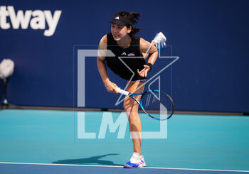 2023-03-24 - Xinyu Wang of China during the second round of the 2023 Miami Open, WTA 1000 tennis tournament on March 24, 2023 in Miami, USA - TENNIS - WTA - 2023 MIAMI OPEN - INTERNATIONALS - TENNIS