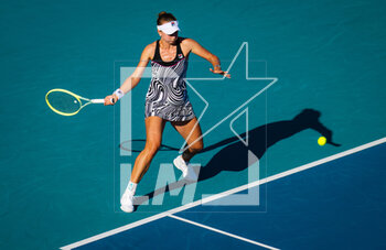 2023-03-26 - Barbora Krejcikova of the Czech Republic in action during the third round of the 2023 Miami Open, WTA 1000 tennis tournament on March 26, 2023 in Miami, USA - TENNIS - WTA - 2023 MIAMI OPEN - INTERNATIONALS - TENNIS