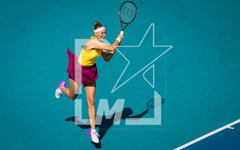 2023-03-26 - Petra Kvitova of the Czech Republic in action during the third round of the 2023 Miami Open, WTA 1000 tennis tournament on March 26, 2023 in Miami, USA - TENNIS - WTA - 2023 MIAMI OPEN - INTERNATIONALS - TENNIS
