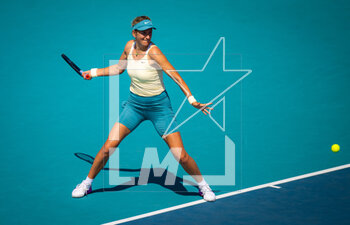 2023-03-25 - Victoria Azarenka of Belarus in action during the third round of the 2023 Miami Open, WTA 1000 tennis tournament on March 25, 2023 in Miami, USA - TENNIS - WTA - 2023 MIAMI OPEN - INTERNATIONALS - TENNIS