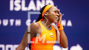 2023-03-25 - Coco Gauff of the United States in action during the third round of the 2023 Miami Open, WTA 1000 tennis tournament on March 25, 2023 in Miami, USA - TENNIS - WTA - 2023 MIAMI OPEN - INTERNATIONALS - TENNIS