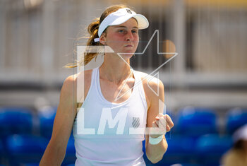 2023-03-25 - Liudmila Samsonova of Russia in action during the third round of the 2023 Miami Open, WTA 1000 tennis tournament on March 25, 2023 in Miami, USA - TENNIS - WTA - 2023 MIAMI OPEN - INTERNATIONALS - TENNIS