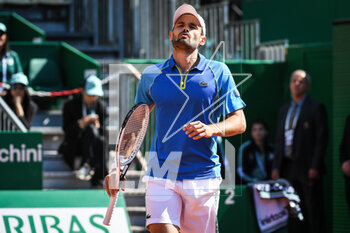 2023-04-08 - Hugo NYS of Monaco looks dejected during the Rolex Monte-Carlo, ATP Masters 1000 tennis event on April 8, 2023 at Monte-Carlo Country Club in Roquebrune Cap Martin, France - TENNIS - ROLEX MONTE CARLO MASTERS 2023 - INTERNATIONALS - TENNIS