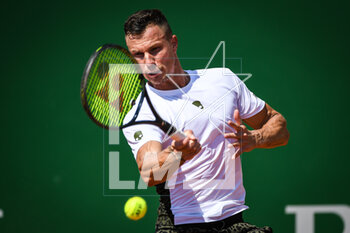 2023-04-08 - Marton FUCSOVICS of Hungary during the Rolex Monte-Carlo, ATP Masters 1000 tennis event on April 8, 2023 at Monte-Carlo Country Club in Roquebrune Cap Martin, France - TENNIS - ROLEX MONTE CARLO MASTERS 2023 - INTERNATIONALS - TENNIS