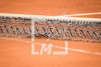 2023-04-08 - Illustration of surface cleaning during the Rolex Monte-Carlo, ATP Masters 1000 tennis event on April 8, 2023 at Monte-Carlo Country Club in Roquebrune Cap Martin, France - TENNIS - ROLEX MONTE CARLO MASTERS 2023 - INTERNATIONALS - TENNIS