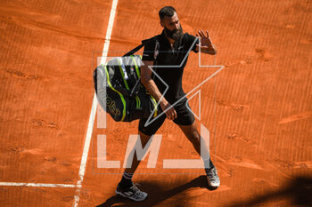 2023-04-09 - Benoit PAIRE of France during the Rolex Monte-Carlo, ATP Masters 1000 tennis event on April 9, 2023 at Monte-Carlo Country Club in Roquebrune Cap Martin, France - TENNIS - ROLEX MONTE CARLO MASTERS 2023 - INTERNATIONALS - TENNIS