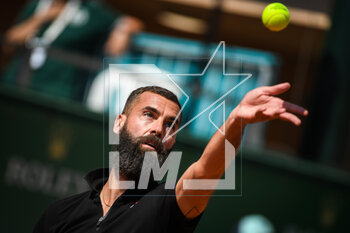2023-04-09 - Benoit PAIRE of France during the Rolex Monte-Carlo, ATP Masters 1000 tennis event on April 9, 2023 at Monte-Carlo Country Club in Roquebrune Cap Martin, France - TENNIS - ROLEX MONTE CARLO MASTERS 2023 - INTERNATIONALS - TENNIS
