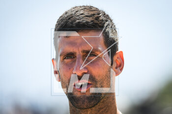 2023-04-09 - Novak DJOKOVIC of Serbia during the Rolex Monte-Carlo, ATP Masters 1000 tennis event on April 9, 2023 at Monte-Carlo Country Club in Roquebrune Cap Martin, France - TENNIS - ROLEX MONTE CARLO MASTERS 2023 - INTERNATIONALS - TENNIS