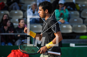 2023-04-09 - Jaume MUNAR of Spain celebrates his point during the Rolex Monte-Carlo, ATP Masters 1000 tennis event on April 9, 2023 at Monte-Carlo Country Club in Roquebrune Cap Martin, France - TENNIS - ROLEX MONTE CARLO MASTERS 2023 - INTERNATIONALS - TENNIS