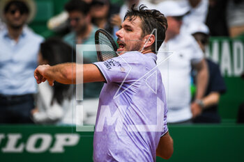 2023-04-10 - Stanislas WAWRINKA of Swiss celebrates his victory during the Rolex Monte-Carlo, ATP Masters 1000 tennis event on April 10, 2023 at Monte-Carlo Country Club in Roquebrune Cap Martin, France - TENNIS - ROLEX MONTE CARLO MASTERS 2023 - INTERNATIONALS - TENNIS