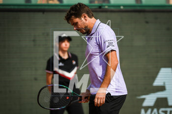2023-04-10 - Stanislas WAWRINKA of Swiss during the Rolex Monte-Carlo, ATP Masters 1000 tennis event on April 10, 2023 at Monte-Carlo Country Club in Roquebrune Cap Martin, France - TENNIS - ROLEX MONTE CARLO MASTERS 2023 - INTERNATIONALS - TENNIS
