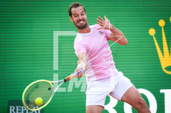 2023-04-10 - Richard GASQUET of France during the Rolex Monte-Carlo, ATP Masters 1000 tennis event on April 10, 2023 at Monte-Carlo Country Club in Roquebrune Cap Martin, France - TENNIS - ROLEX MONTE CARLO MASTERS 2023 - INTERNATIONALS - TENNIS