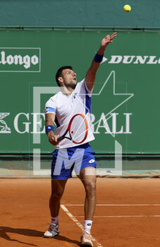 2023-04-10 - Bernabe Zapata Miralles of Spain during day 2 of the Rolex Monte-Carlo Masters 2023, an ATP Masters 1000 tennis event on April 10, 2023 at Monte-Carlo Country Club in Roquebrune Cap Martin, France - TENNIS - ROLEX MONTE CARLO MASTERS 2023 - INTERNATIONALS - TENNIS