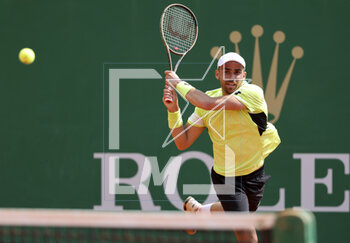 2023-04-10 - Benjamin Bonzi of France during day 2 of the Rolex Monte-Carlo Masters 2023, an ATP Masters 1000 tennis event on April 10, 2023 at Monte-Carlo Country Club in Roquebrune Cap Martin, France - TENNIS - ROLEX MONTE CARLO MASTERS 2023 - INTERNATIONALS - TENNIS